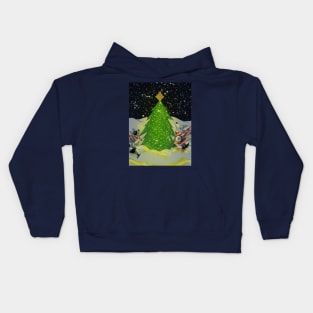 Tree Lighting Kids Hoodie